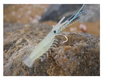 ~子甄彣璟~促銷 顏色隨機 1包5隻綁好 仿生夜光蝦串鉤 小蝦 路亞餌  假餌 釣魚 誘餌 蝦子 大小魚通吃 專攻翹嘴7