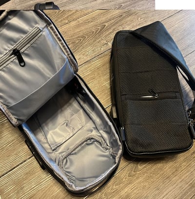 ~子甄彣璟~側背包9530 密碼鎖 斜挎包 多功能大容量 斜背包 胸包 旅行包 防潑水 背包 錢包 單肩包 側肩包11