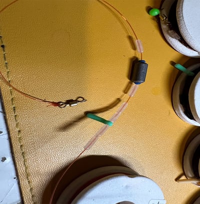 ~子甄彣璟~釣魚線組套裝 3.6米4.5米5.4米6.3米7.2米魚線 太空豆 八字環 鉛皮 漂座 鉛皮座2