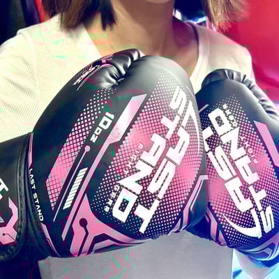 ~子甄彣璟~機械師拳套 高顏值 防爆耐磨 拳擊 手套 搏擊 散打 泰拳 格鬥 散打 健身運動10