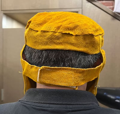 ~子甄彣璟~促銷價-電焊帽 純牛皮電焊面罩 氬弧焊 電銲帽 電焊面罩 CO2 手電銲 氬銲 氬焊 勞保防護用品 焊工帽 防強光7