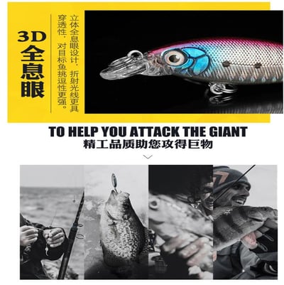 ~子甄彣璟~鐳射米諾7cm-6.6g 魚餌 硬餌 仿生餌 路亞餌 假餌 鉛筆 誘餌 擬餌 米諾 釣魚 假魚 主攻上層11