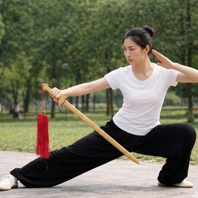 ~子甄彣璟~楠竹太極劍 安全不傷手練習劍 晨練劍 碳化竹劍 武術健身 輕量化設計 晨練必備 竹木劍 不開刃4