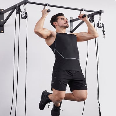 ~子甄彣璟~鉤型手柄拉力器 不會斷 立體向上 好握 核心訓練 綜合訓練器 健身 握力器 手力器 重量訓練 3