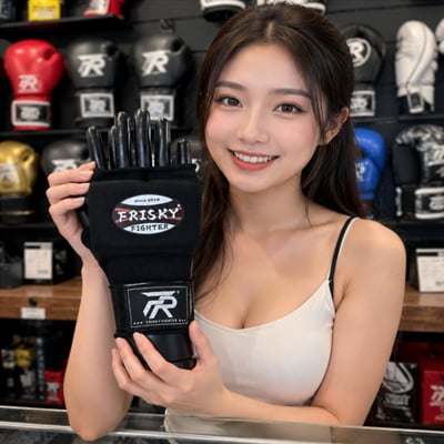 ~子甄彣璟~FRISKY 懶人快速纏手帶 凝膠手套 半指拳套 護手布 拳鋒 護拳鋒 拳擊 護手套 格鬥 散打 泰拳 護具 搏擊 拳鋒套 8