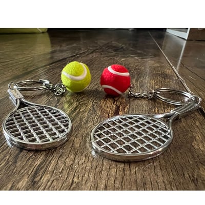 ~子甄彣璟~乒乓球 網球 鑰匙圈 鑰匙扣 吊飾 紀念品 運動鑰匙扣 飾品 鑰匙掛件 生日禮物8