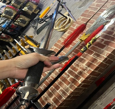 ~子甄彣璟~ 不銹鋼伸縮劍100公分 太極拳 武術用品 太極劍 功夫劍 武術劍 練功劍 玩具劍 晨練劍 表演劍 未開刃8