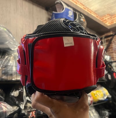 ~子甄彣璟~戰牌 拳擊 面罩頭盔 泰拳 跆拳道 搏擊全防護頭盔 護頭套 頭套 散打 練習護具 運動 格鬥頭套9