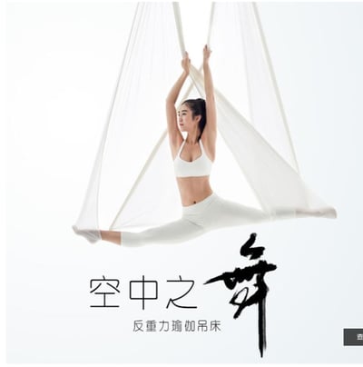 ~子甄彣璟~5米-6米賣場 彈力布料 反重力 空中瑜珈吊床 無拼接吊帶 吊繩 伸展帶吊床 空中飛行 運動健身5