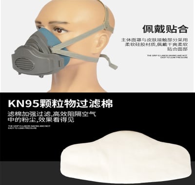 ~子甄彣璟~豬鼻子 防毒面具 防毒口罩 防毒面罩 工業口罩 噴漆防毒面具 防塵面罩 防毒面具 防毒 口罩 3