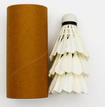 ~子甄彣璟~羽毛球 粗白鵝毛 飛行穩定 娛樂訓練球 訓練用球 耐打不易爛 鴨毛球 軟木球 練習 羽球1