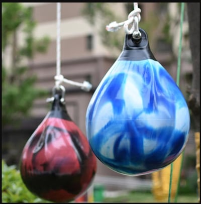 ~子甄彣璟~戰牌 拳擊 水沙袋 26*37cm 注水沙袋 水沙包 水袋 水球 搏擊格鬥 泰拳散打 跆拳道 健身運動5