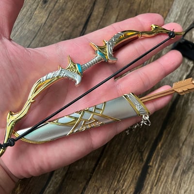 ~子甄彣璟~三國志 五虎將 黃忠 八寶麒麟弓 百發百中 模型 擺件 工藝品 生日禮物 交換禮物2