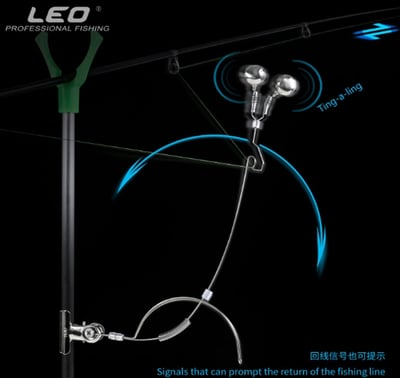 ~子甄彣璟~鈴噹警報器 不鏽鋼 釣魚報警器 雙響鈴鐺 鈴噹警報器 魚訊警報器 鈴噹 海釣警報器6