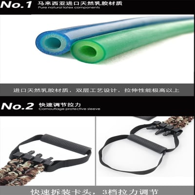 ~子甄彣璟~多功能擴胸拉力器 開肩拉背多功能訓練 三孔拉力管套 三管拉力繩 3檔阻力拉力器4