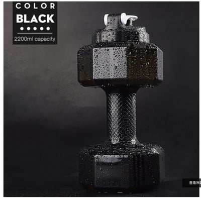 ~子甄彣璟~啞鈴水壺 2200ML 大容量 運動水壺 健身水壺 造型水壺 水瓶 大水瓶 健身 創意啞鈴5