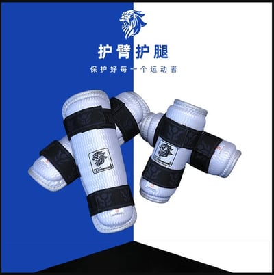 ~子甄彣璟~跆拳道護臂 護腿 競技護具 腿套 手套 護肘 散打 拳擊 格鬥練習 運動防具 泰拳 拳擊 搏擊訓練8