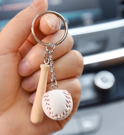 ~子甄彣璟~棒球鑰匙圈 鑰匙扣 吊飾 球棒吊飾 紀念品 運動 球套鑰匙扣 飾品 鑰匙掛件 生日禮物2