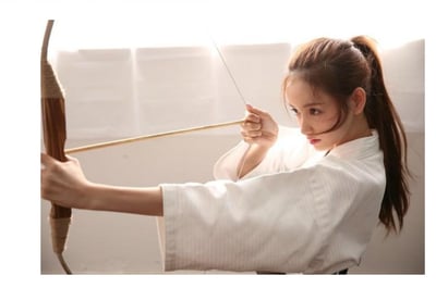 ~子甄彣璟~cosplay 兒童玩具 弓箭 娛樂 親子玩具 親子遊戲 戶外運動 騎馬射箭 射擊訓練 附3支箭 1組箭筒5