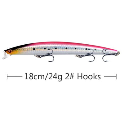 ~子甄彣璟~春節特價中-18cm/26g路亞米諾 魚餌 米諾路亞餌 仿生餌 假魚 海釣 釣魚 假餌 硬餌 擬餌9