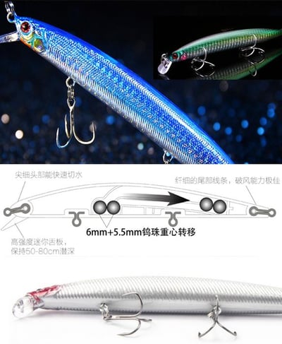 ~子甄彣璟~春節特價中-18cm/26g路亞米諾 魚餌 米諾路亞餌 仿生餌 假魚 海釣 釣魚 假餌 硬餌 擬餌3