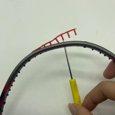 ~子甄彣璟~羽毛球導針錐 解決穿線孔阻塞 網球 羽毛球拍理線錐 穿線錐 挑線 擴孔 過線 穿線機配件 3