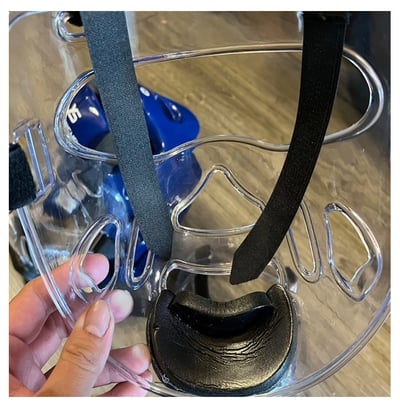 ~子甄彣璟~透明防護面罩 可拆卸 跆拳道 空手道 拳擊 護臉 頭盔面具 面罩 護具 防護面罩 面具3