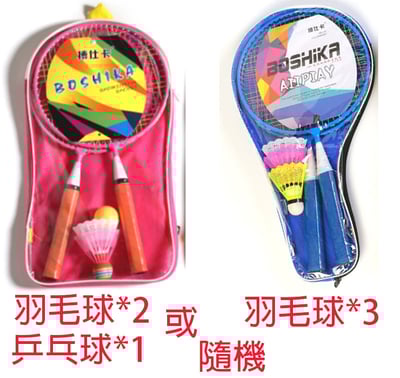 ~子甄彣璟~兒童羽毛球拍 戶外運動 露營 娛樂 體育用品 羽球拍套裝 親子遊戲 羽拍 背包袋9