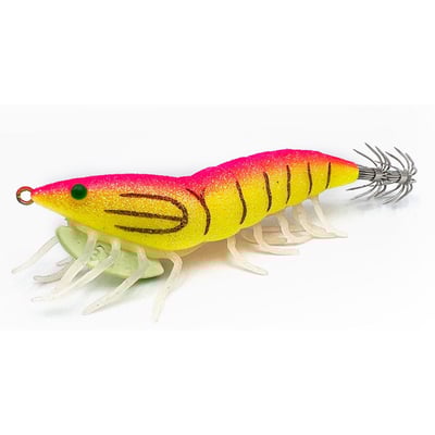 ~子甄彣璟~木蝦 全夜光 路亞餌 魷魚鉤 花軟 閃電蝦 餌木 響珠蝦 軟絲竿 路亞 鐵板 軟絲 魷魚蝦 烏賊墨  JIG10