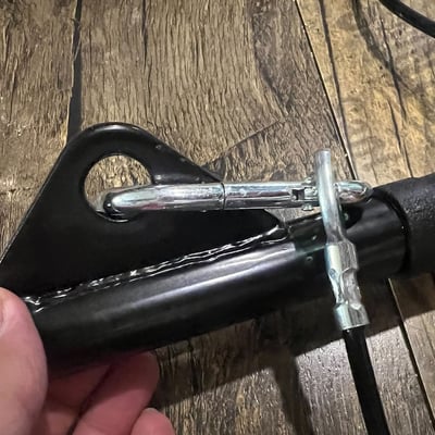 ~子甄彣璟~自制健身器材 健身房 改裝 配件 DIY 家用高位下拉飛鳥 器械滑輪 鋼絲繩 鈴片托6