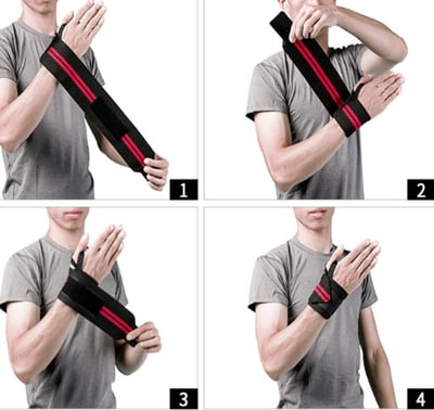 ~子甄彣璟~運動護腕 護腕綁帶 運動繃帶 護腕 運動防護 護腕套 加壓護腕 固定手腕 運動護腕6