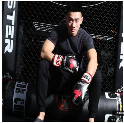 ~子甄彣璟~虎纹10盎司拳擊手套 一次成型拳套 拳擊手套 搏擊手套 散打 泰拳 格鬥 散打 搏擊 武術 比賽沙袋拳套3