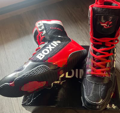 ~子甄彣璟~超纖皮拳擊鞋 運動鞋 摔跤鞋 跤鞋 格鬥鞋 散打鞋 訓練鞋 搏擊鞋 競賽練習鞋 武術鞋 打擊鞋 舞蹈鞋5