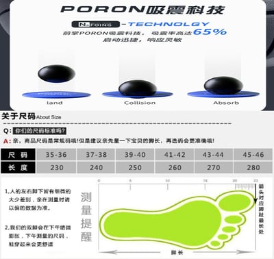 ~子甄彣璟~氣墊鞋墊 PORON吸震科技 雙重減震 助力回彈 高彈鞋墊 鞋墊 運動鞋墊 減震 籃球 防震減壓  軟墊4