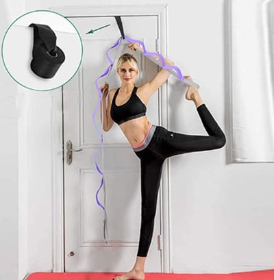 ~子甄彣璟~瑜珈輔助帶 瑜伽帶 伸展帶 拉力帶 拉筋帶 輔助繩 瑜珈繩 瑜珈帶 運動健身 動作帶 高難度輔助神器13