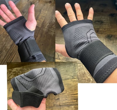 ~子甄彣璟~加壓護腕 運動綁帶 護腕 健身 透氣 吸汗 舉重 運動 綁帶 護手腕 拇指護腕 護具 運動手套2