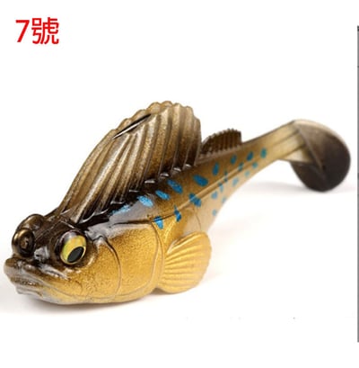 ~子甄彣璟~彈塗跳跳魚 3D仿真 路亞餌 T尾 假餌 誘餌 仿生餌 擬餌 軟餌 仿真餌 包鉛魚2