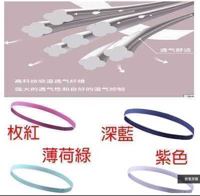 ~子甄彣璟~細窄帶 運動 頭帶 吸汗 止汗 頭帶 運動汗帶 束髮圈 髮帶 毛巾 髮帶 頭巾 跑步 慢跑 瑜珈 健身 運動頭巾 髮箍 7