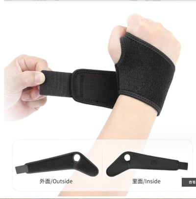 ~子甄彣璟~運動防護護具 護腕 健身 透氣 吸汗 舉重 運動 綁帶 彈力 加壓護腕 護手腕 拇指護腕 護具5