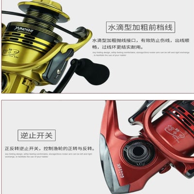 ~子甄彣璟~漁魔士XF系列-14軸無間隙金屬頭漁線輪 紡車輪 磯釣輪 捲線器 魚輪 甩竿 海釣 釣魚 高硬度齒盤5