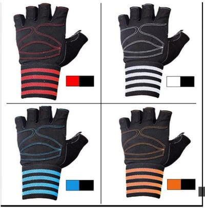 ~子甄彣璟~加長加壓護腕 健身手套  保護手腕 半指手套 護手腕 健身 透氣重訓護腕 運動 騎車 拳擊 散打 搏擊 武術9