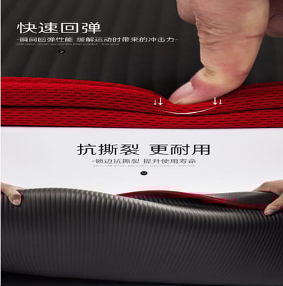 ~子甄彣璟~促銷價-買就送綁帶+背包 包邊瑜珈墊 183公分*80公分 睡墊 遊戲墊 健身運動 軟墊 瑜伽墊 野餐墊2