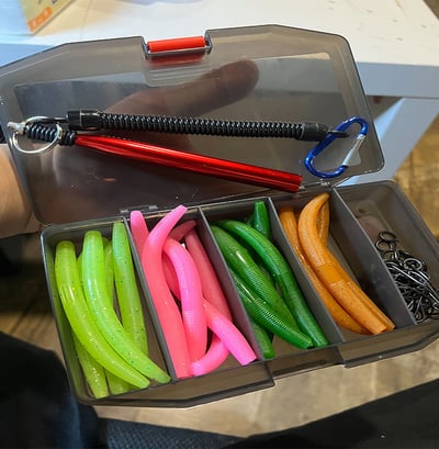 ~子甄彣璟~82件加鹽蜂豆套裝 面條蟲 麵條蟲 魚餌 路亞餌 沉水 棒蟲 棒棒蟲 麵條蟲 路亞 釣餌 假餌1