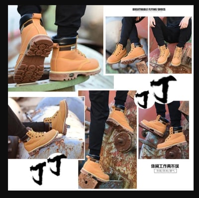 ~子甄彣璟~通過BSMI認證 專業電焊鞋 鋼頭安全鞋 防火花噴濺 防砸防刺穿 工作鞋 銲工鞋 勞保鞋4