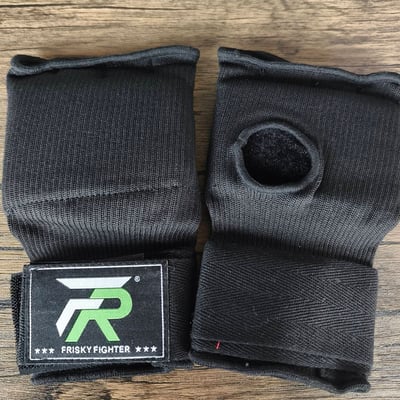 ~子甄彣璟~FRISKY 懶人快速纏手帶 凝膠手套 半指拳套 護手布 拳鋒 護拳鋒 拳擊 護手套 格鬥 散打 泰拳 護具 搏擊 拳鋒套 11