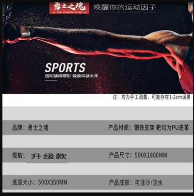 ~子甄彣璟~勇士之魂 升級款 立式拳擊靶 反應靶 沙包 速度球 拳擊 運動 拳擊靶 拳擊球 反彈球 拳擊沙包 反彈球6