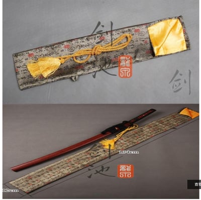 ~子甄彣璟~『章氏拾年老店』劍套 錦袋 絲綢劍袋 寶劍袋 刀劍袋 劍道 合氣道 太極拳武術 太極劍袋 刀袋 棍袋9