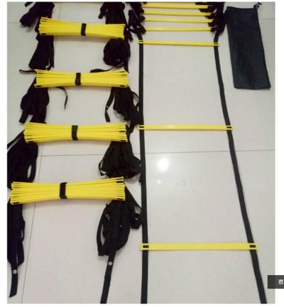 ~子甄彣璟~6.5米12節賣場-敏捷梯 足球訓練 跳格梯 速度梯 能量梯 拳擊步伐訓練梯 軟梯 繩梯 協調性訓練5