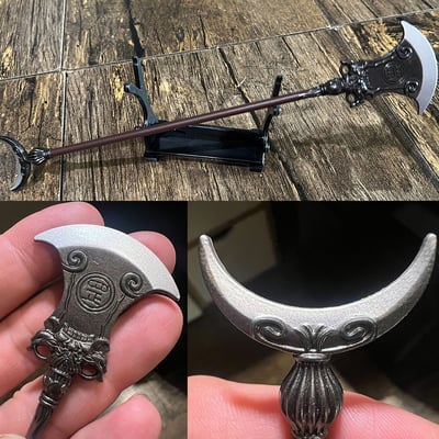 ~子甄彣璟~水滸傳 花和尚 魯智深 成名器 水魔鑌鐵禪杖 珍藏品 工藝品 模型擺件 生日禮物 交換禮物5