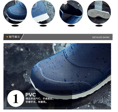~子甄彣璟~男潮時尚 雨鞋 雨靴 防水 防滑 釣魚鞋 工作鞋 沙灘鞋 休閒鞋 溯溪鞋 兩棲鞋 廚師鞋 鞋子 防水鞋5
